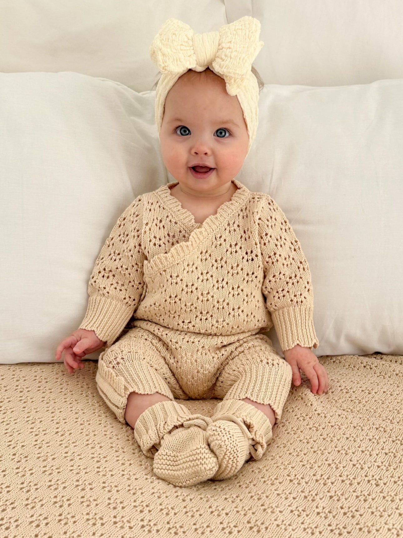 Onesie Designer Baby Clothes Afterpay Signature Knit Onesie