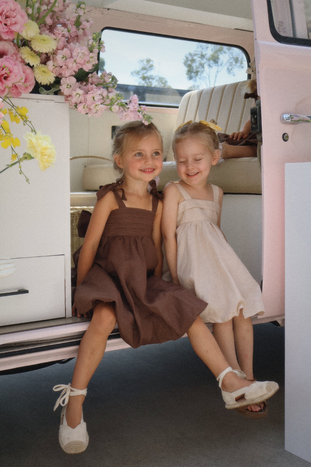 Chocolate Linen Dress – Lolly May