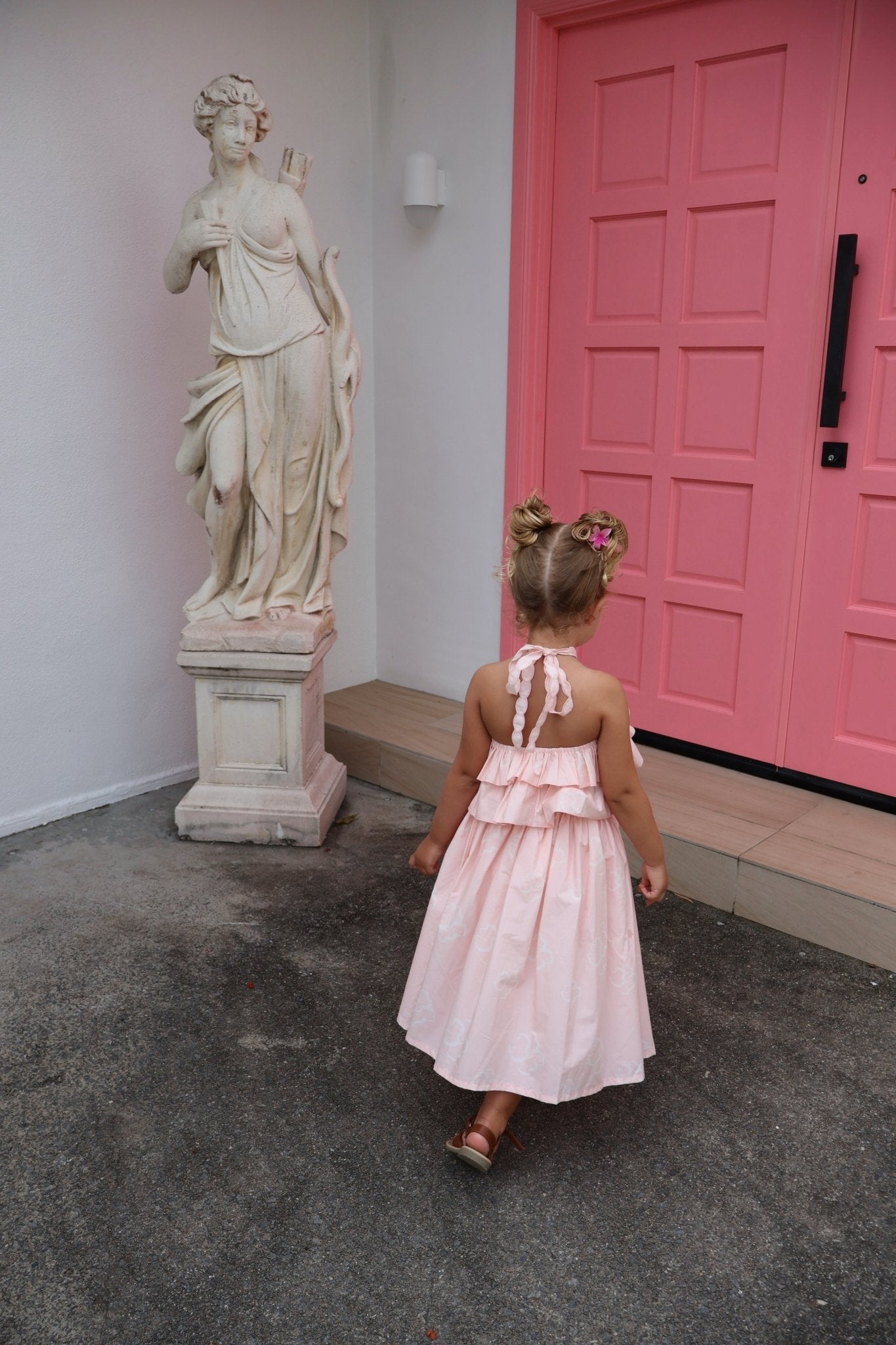 Pink Hibiscus Skirt