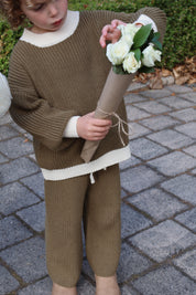 Khaki Knit Set