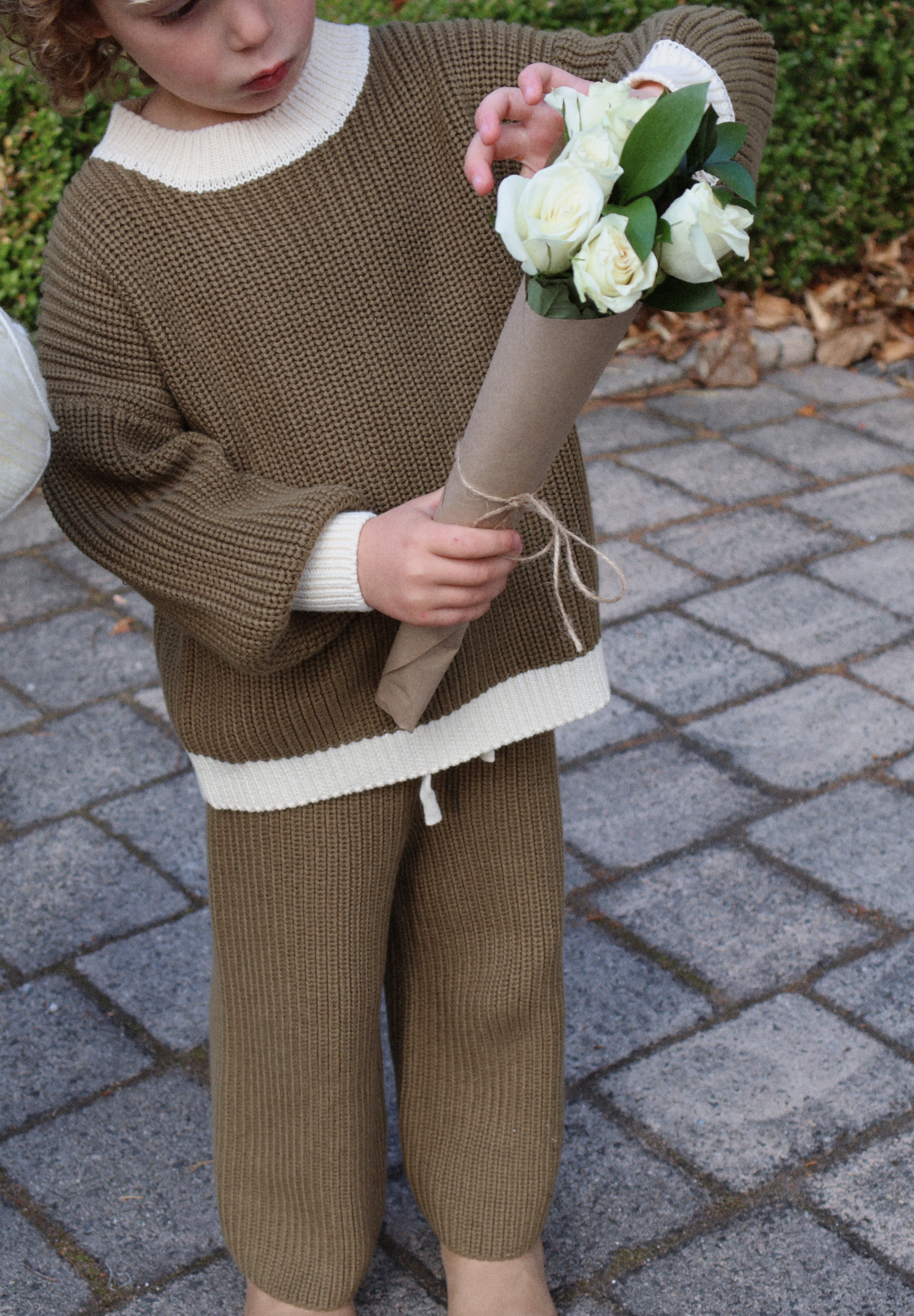 Khaki Knit Set