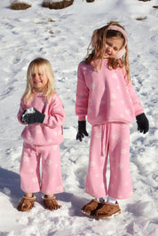 Pink Petal Knit Set