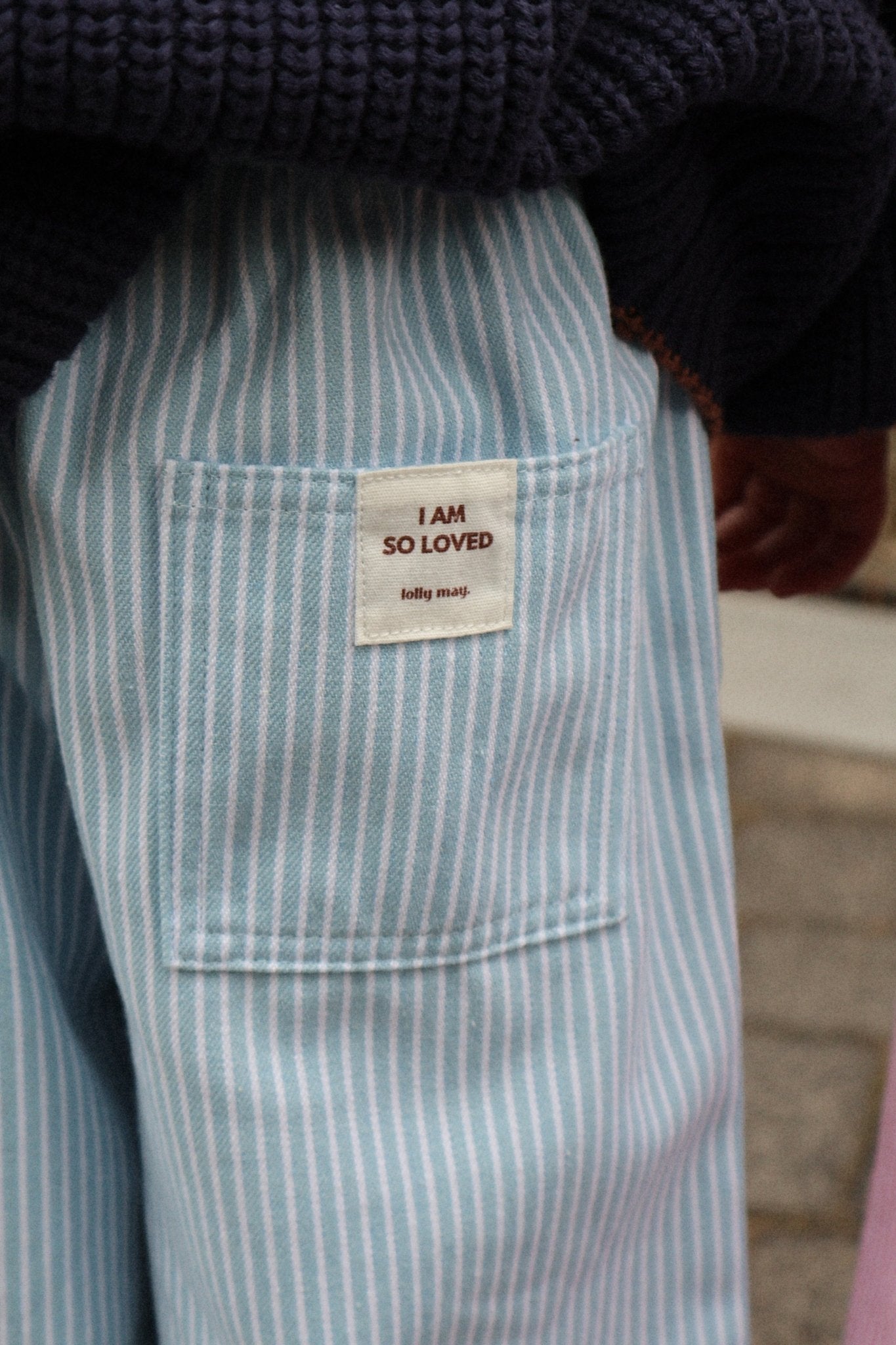 Blue Stripe Pants