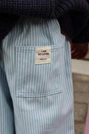 Blue Stripe Pants