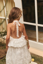 Embroidered Halter Top