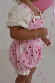 Sweetheart Bubble Overalls
