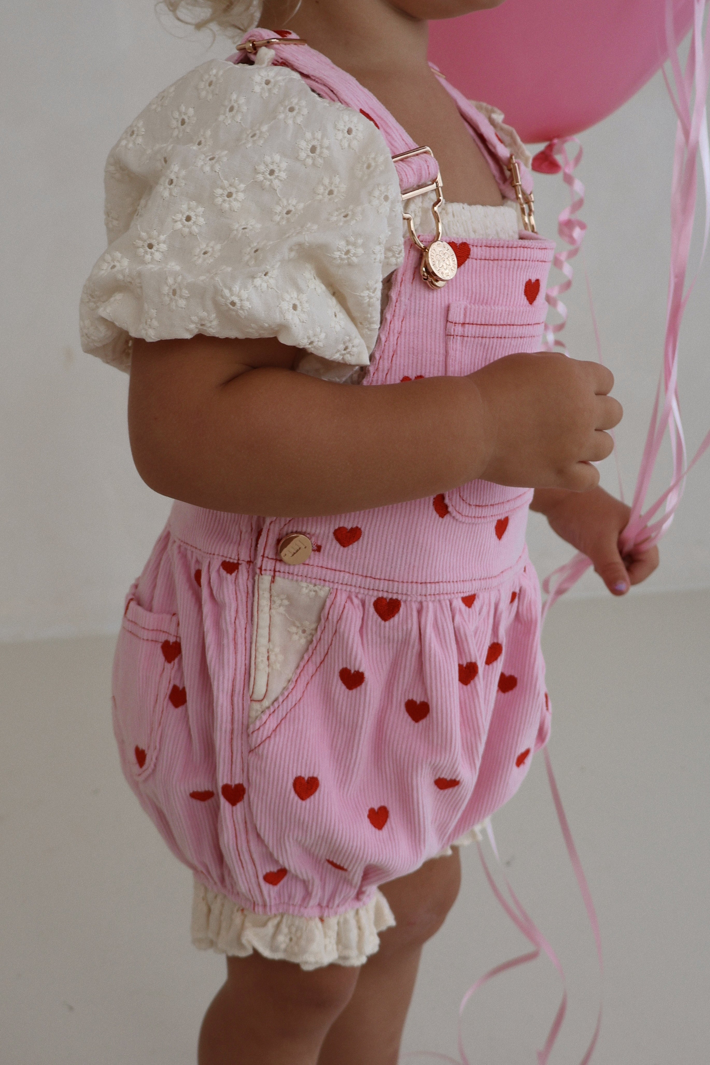 Sweetheart Bubble Overalls