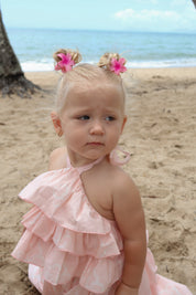 Pink Hibiscus Halter Top