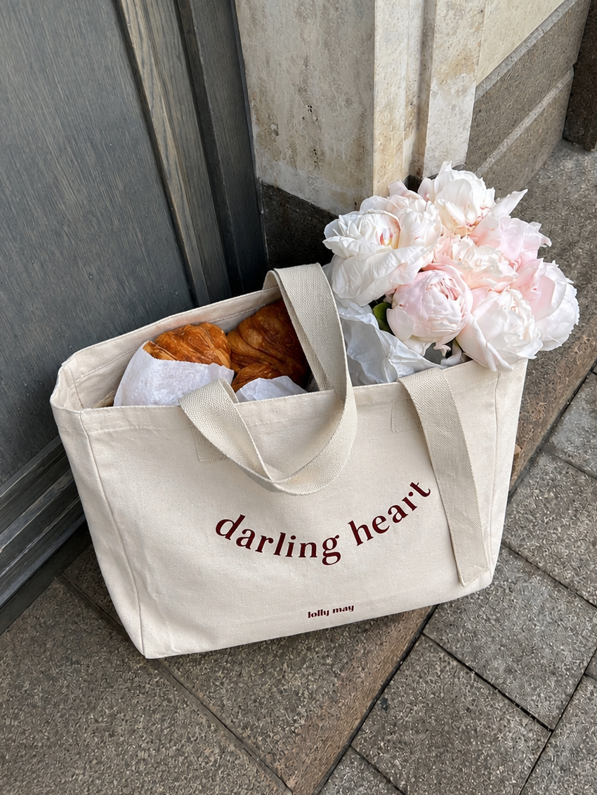 Darling Heart Tote Bag