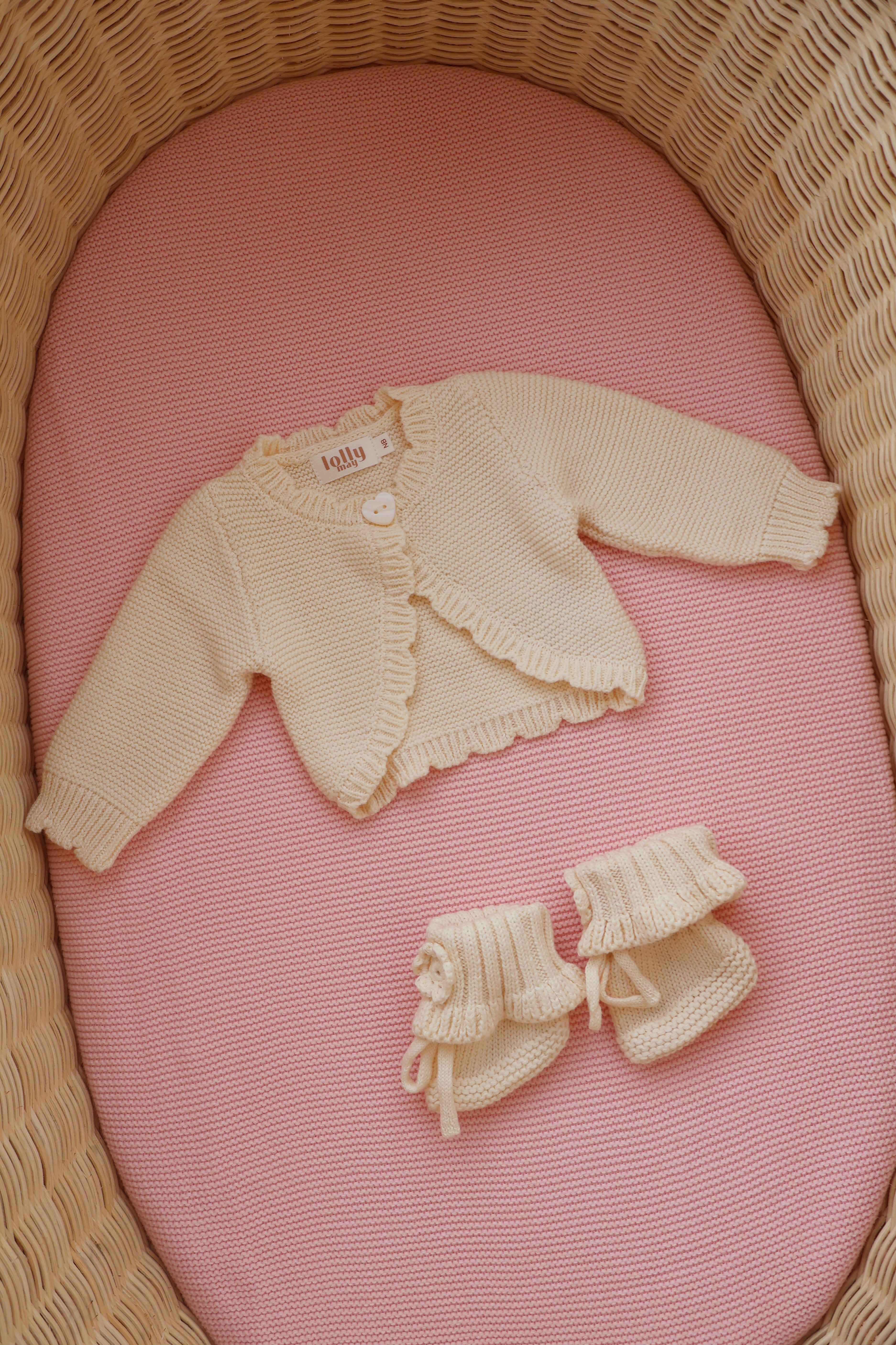 Cream Cardigan Newborn Bundle