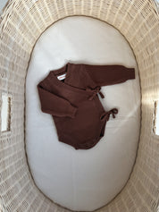 Chocolate Newborn Romper