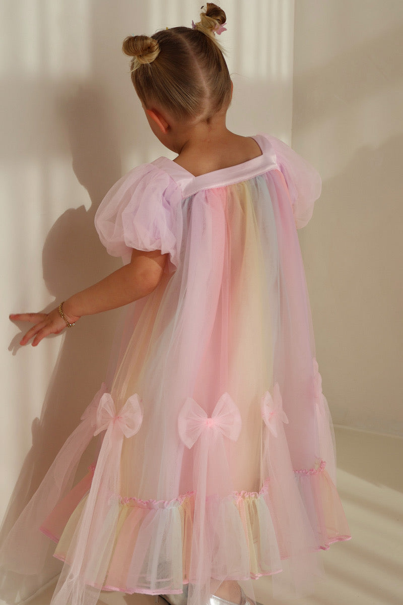 Rainbow Gown Dress