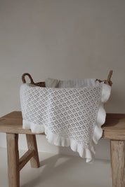 Signature Knit Frill Blanket