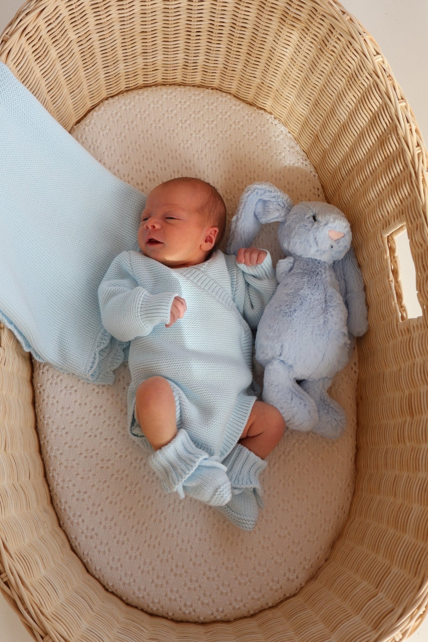 Baby Blue Newborn Romper