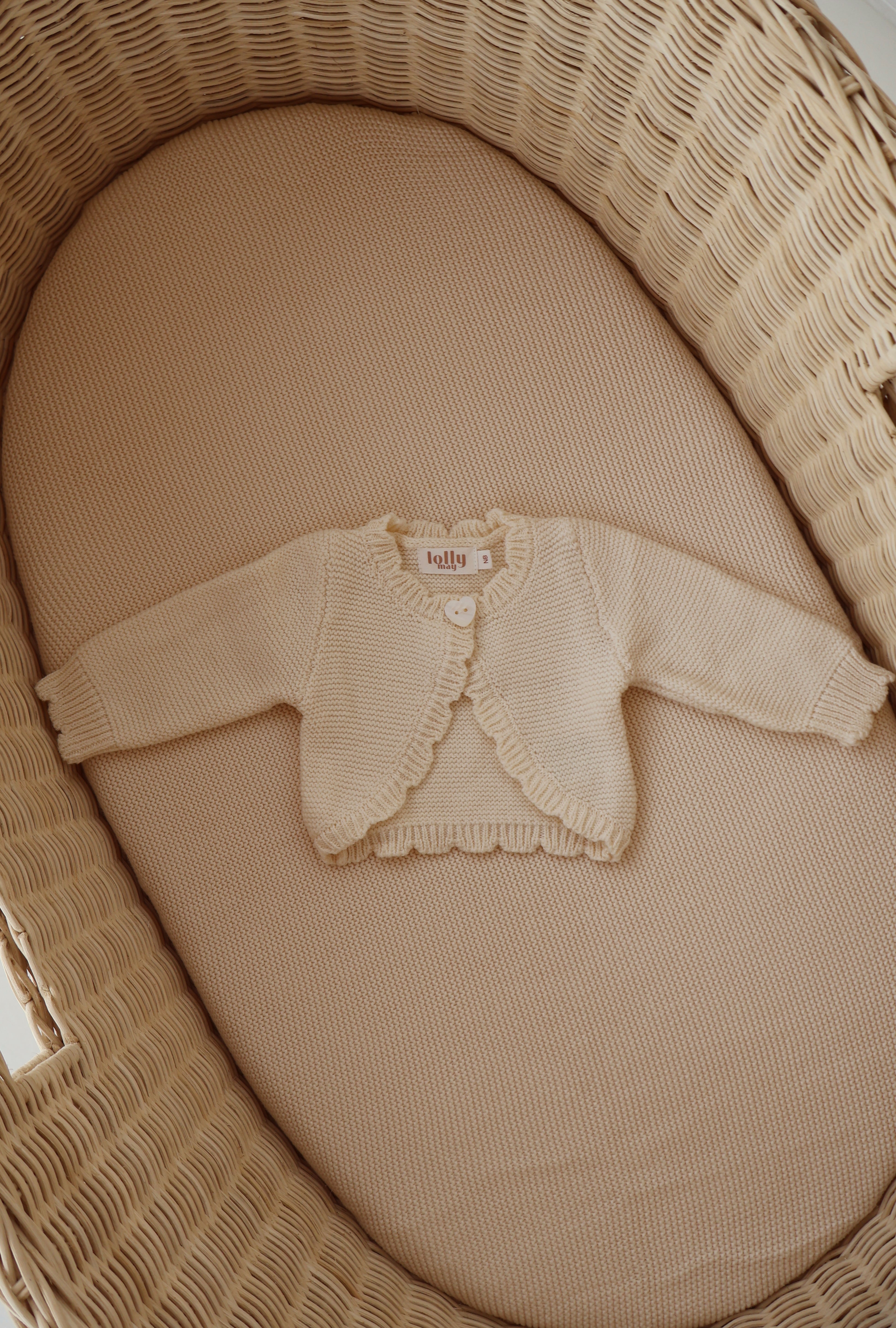 Cream Cardigan Newborn Bundle