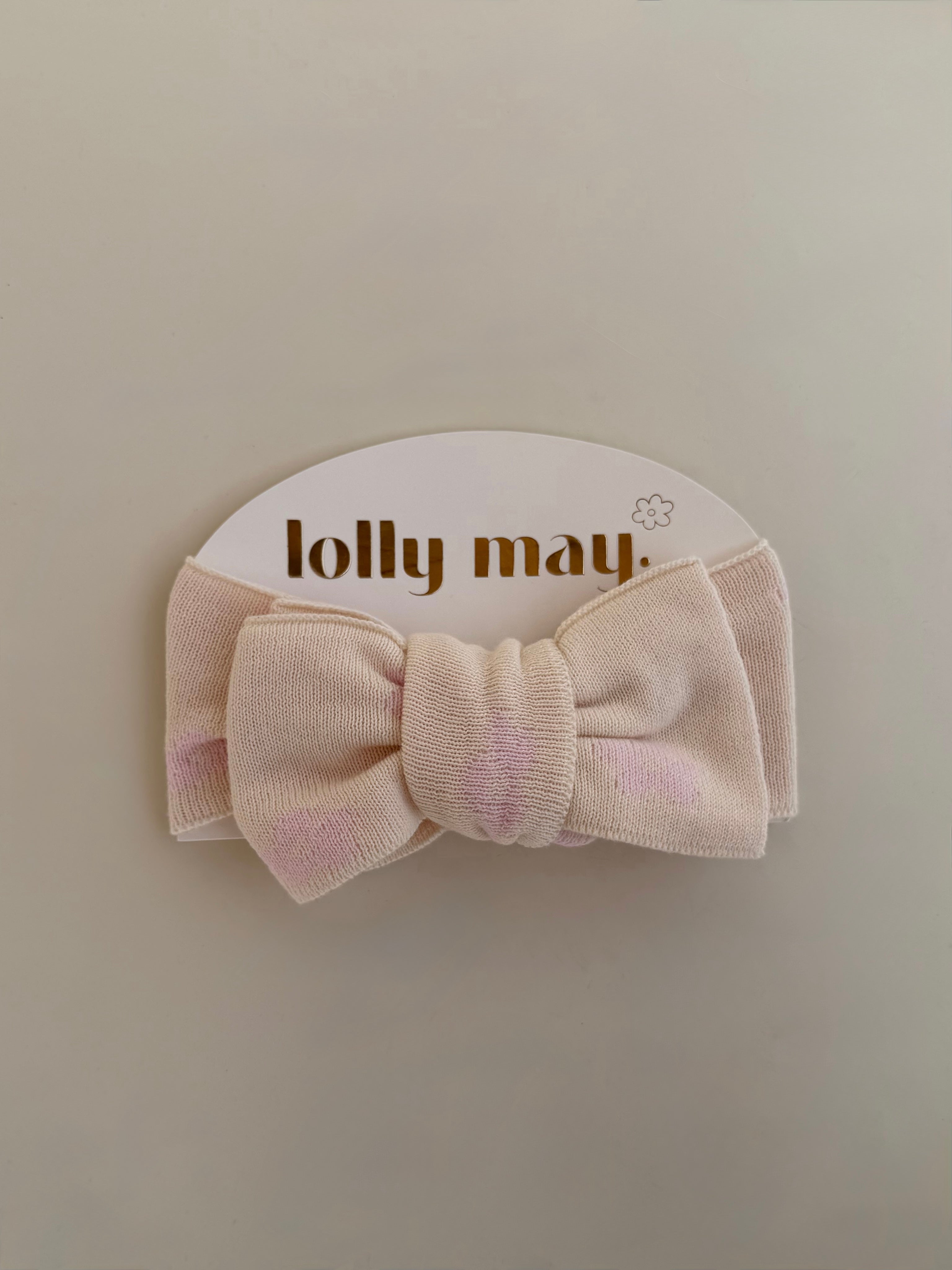 Strawberries and Cream Head Bow