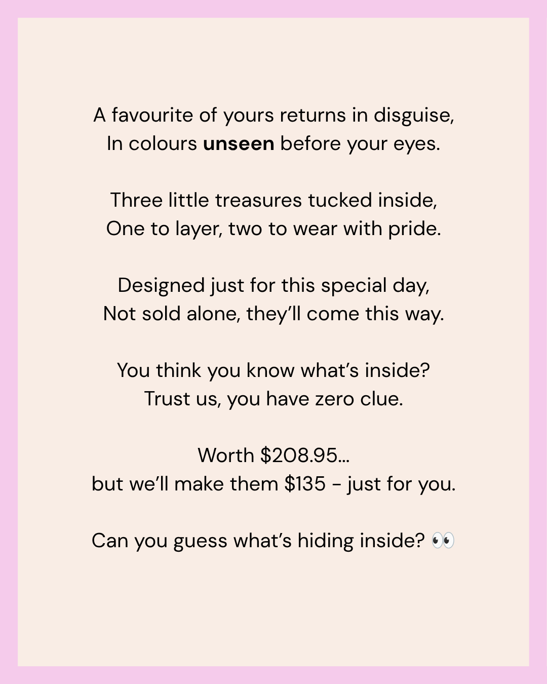 Girls Mystery Winter Bundle PRE-ORDER