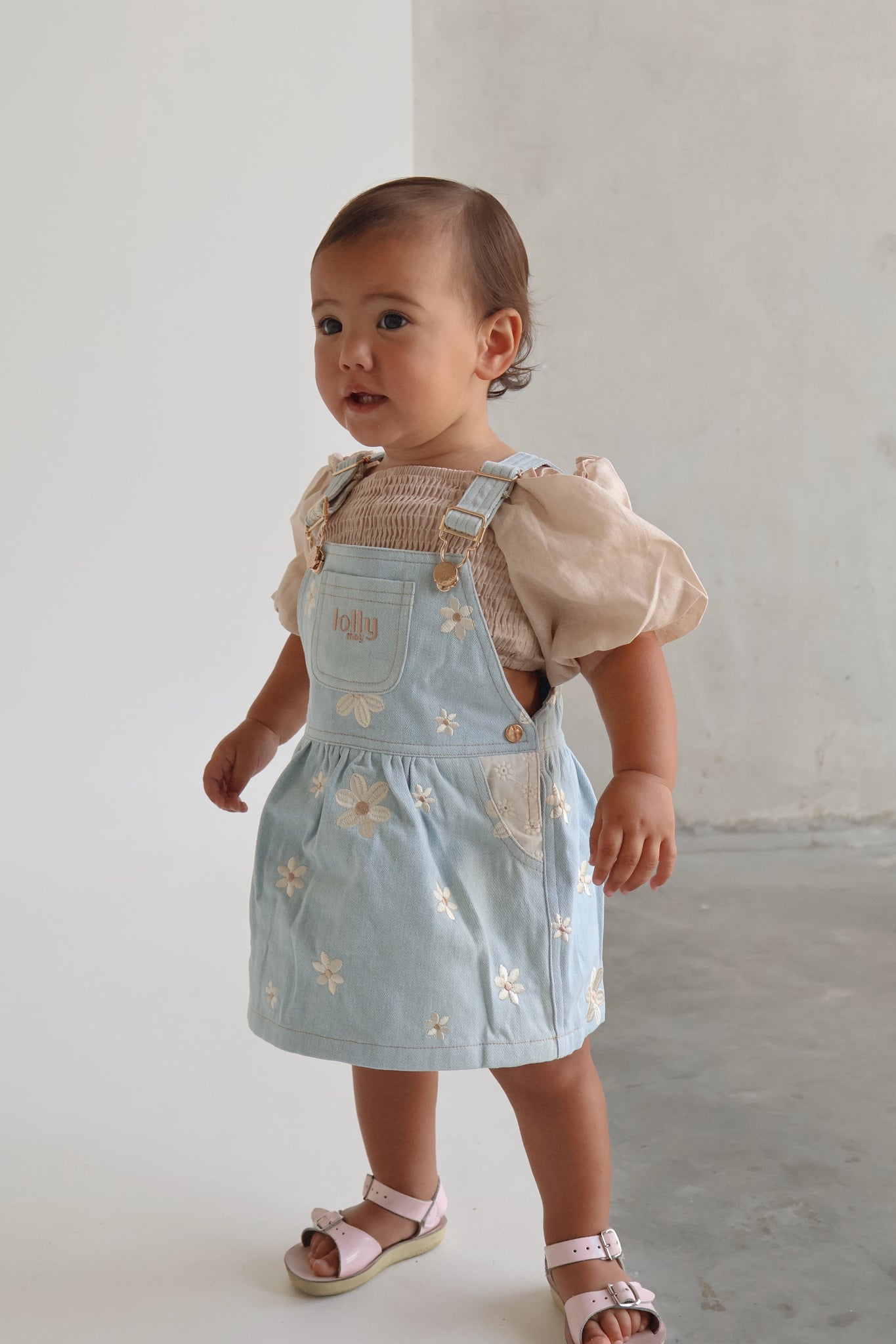 Denim Daisy Overall Dress – Lolly May