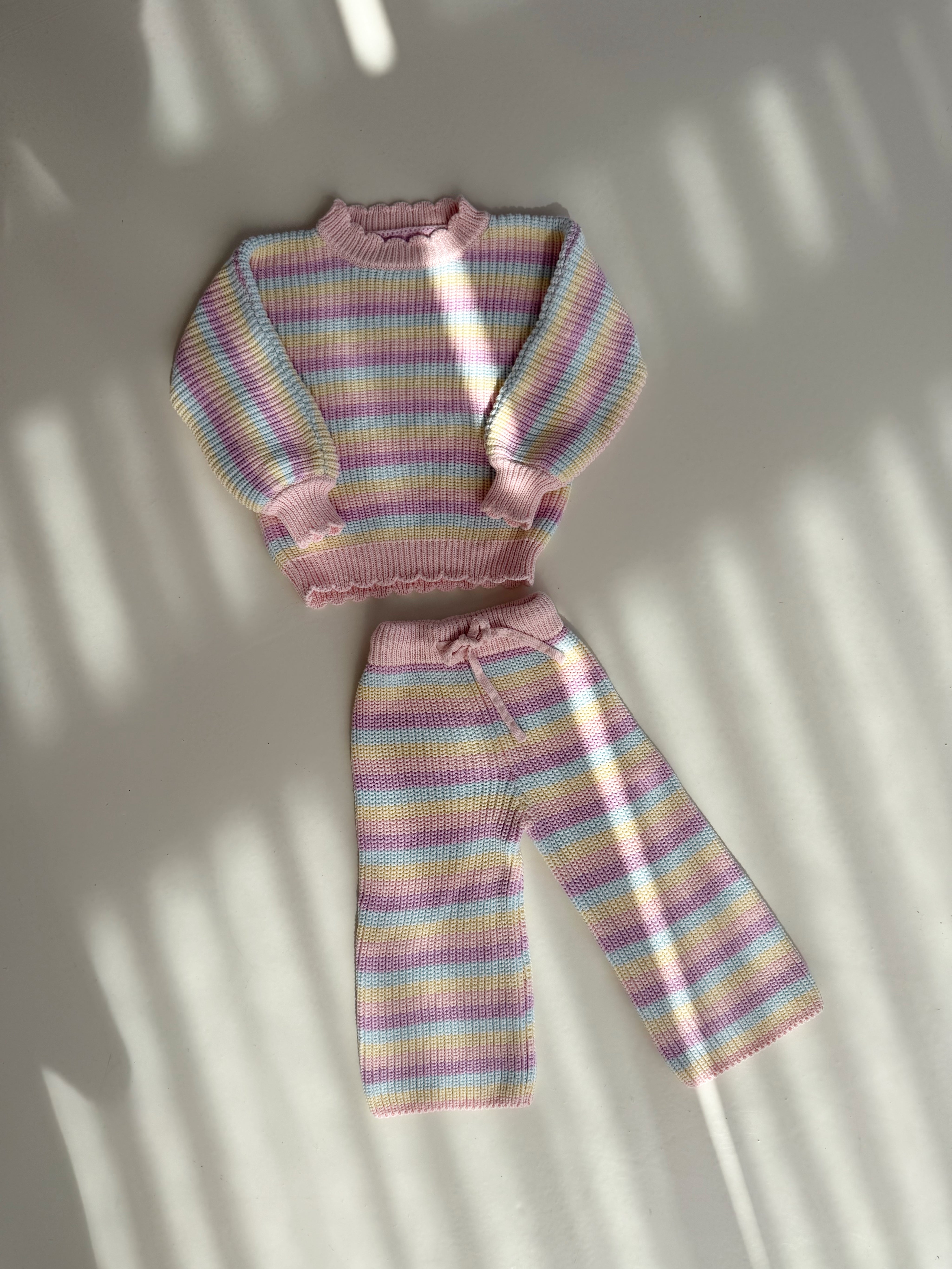 Rainbow Knit Set