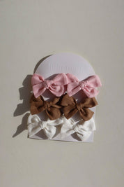 Trio Linen Piggy Clip Pack