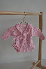 Ballet Wrap Knit Romper
