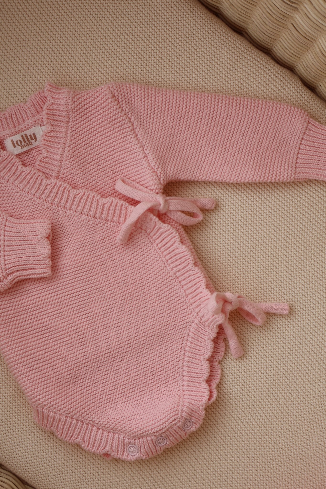 Baby Pink Newborn Romper