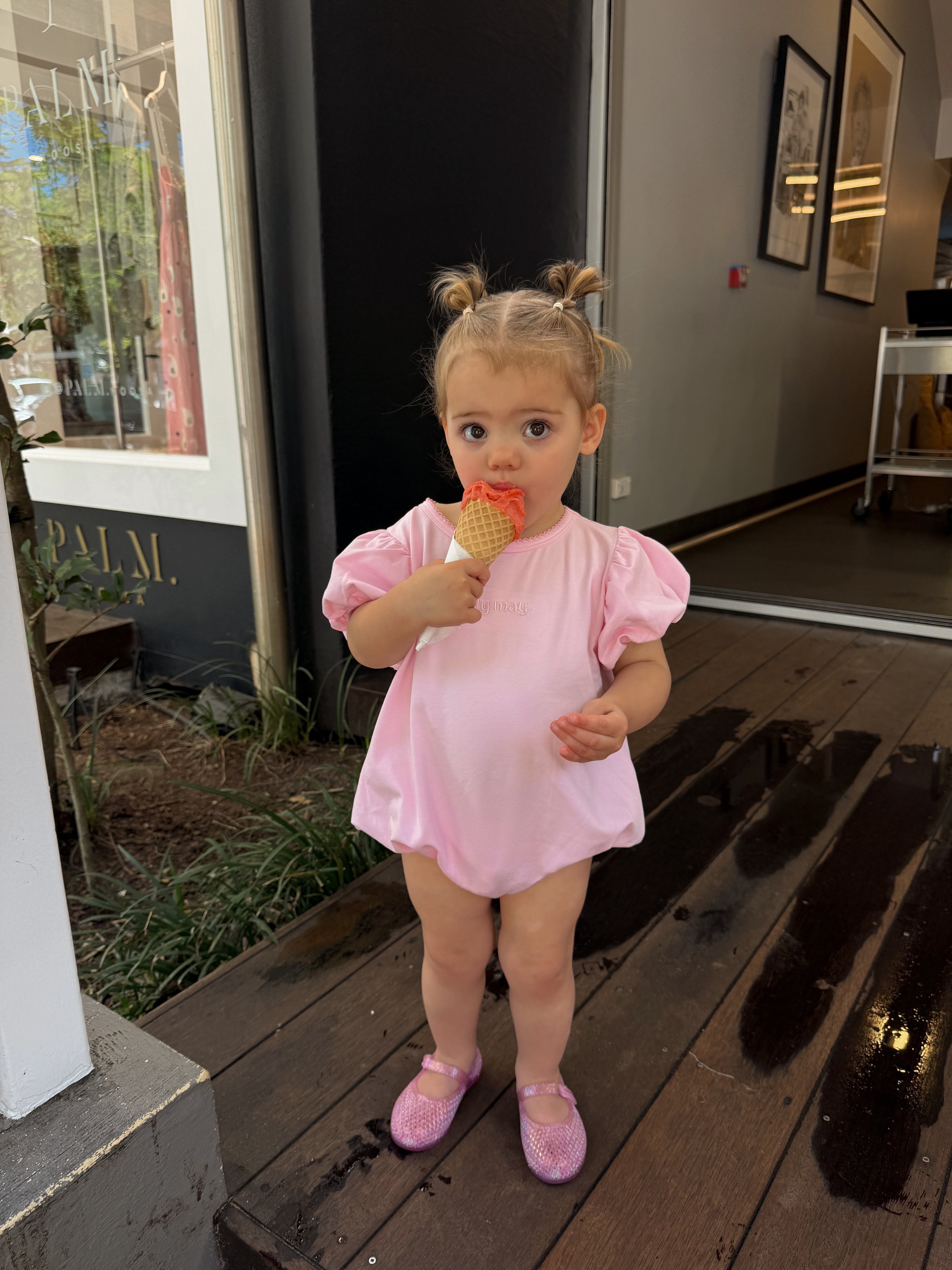 T-shirt Puff Romper