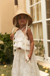 Embroidered Halter Top