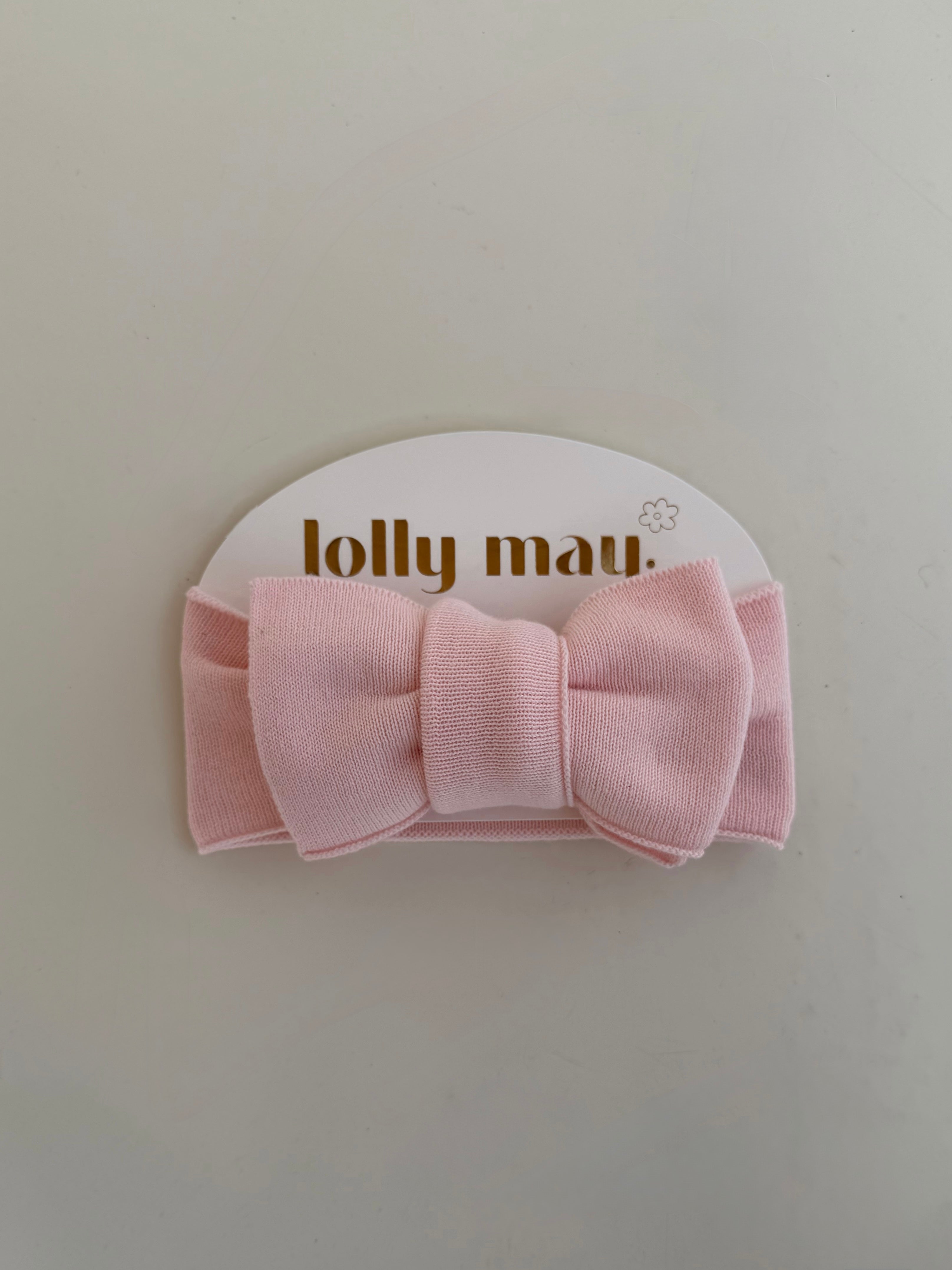 Baby Pink Head Bow