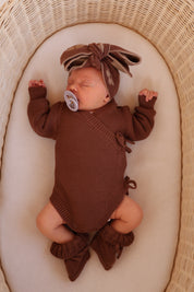 Chocolate Newborn Romper