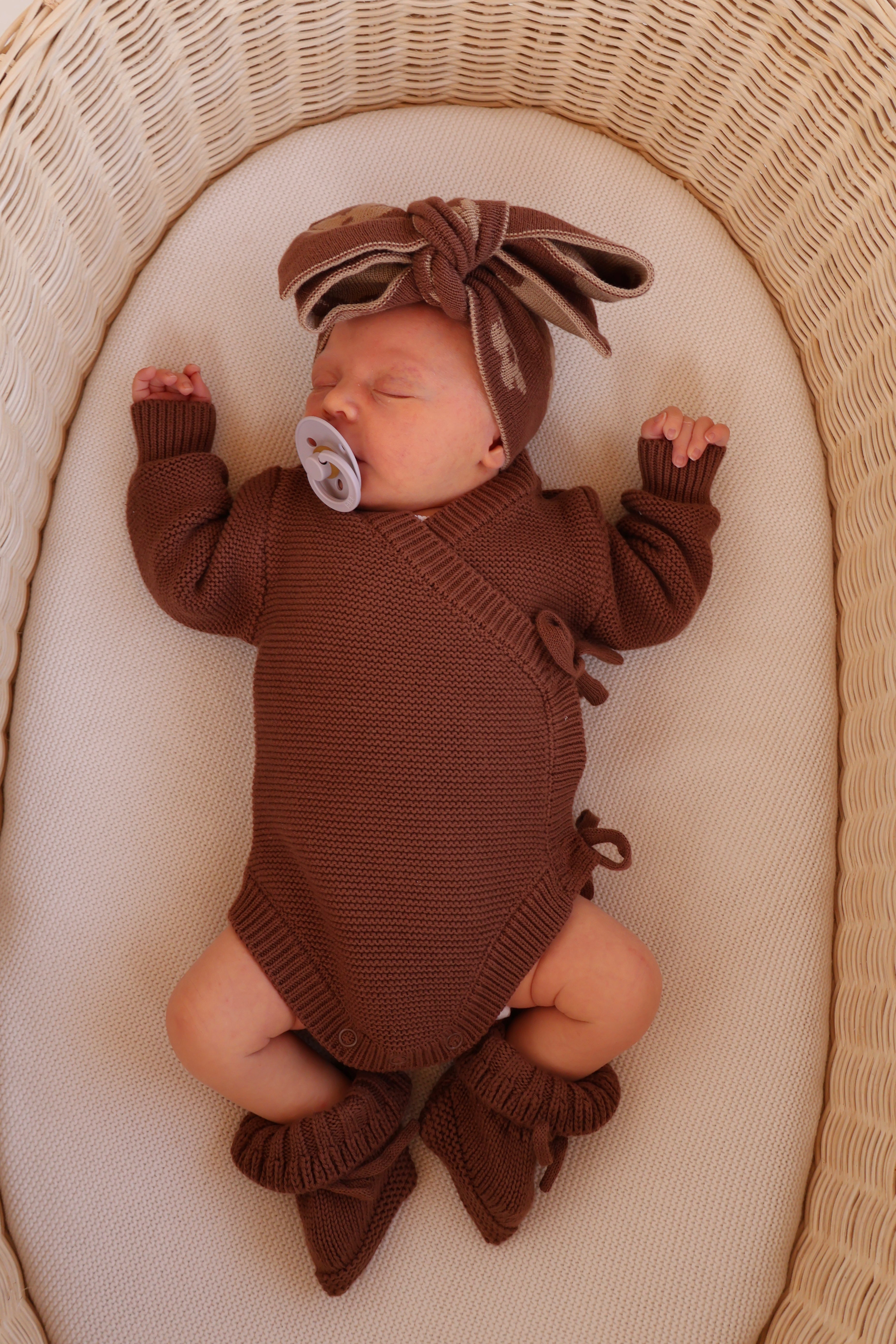 Chocolate Newborn Romper