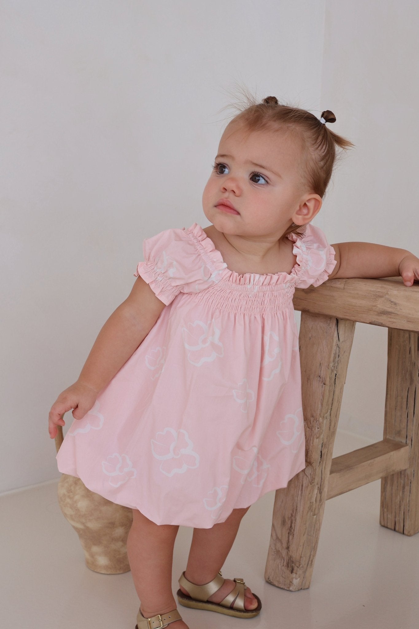 Hibiscus Puff dress