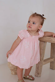 Hibiscus Puff dress