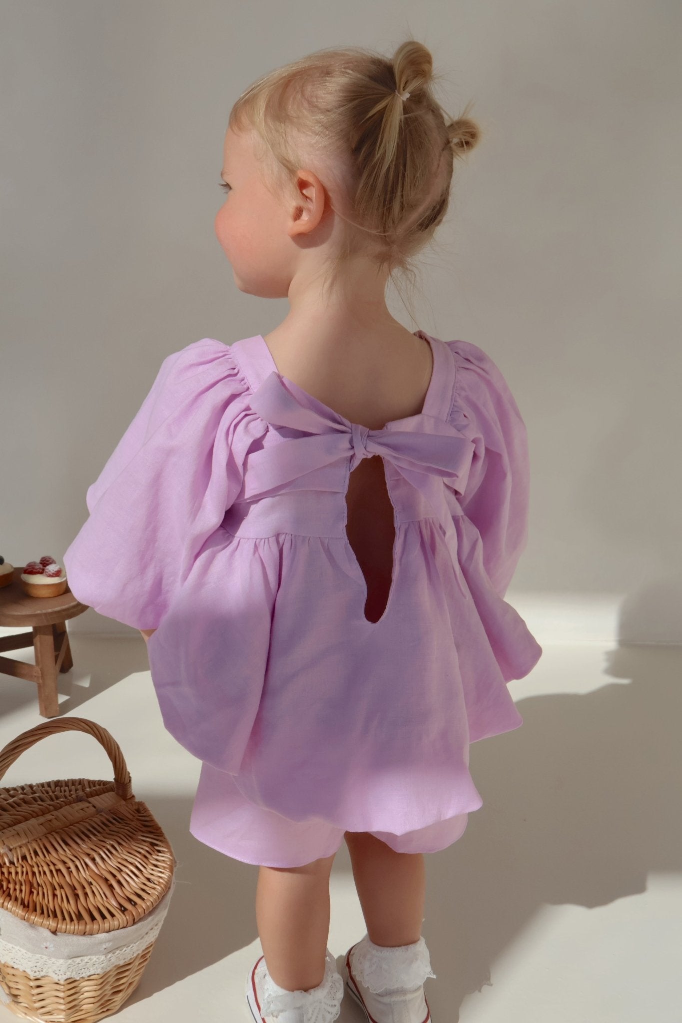 Lilac Linen Bubble Set