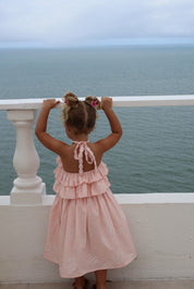 Pink Hibiscus Halter Top