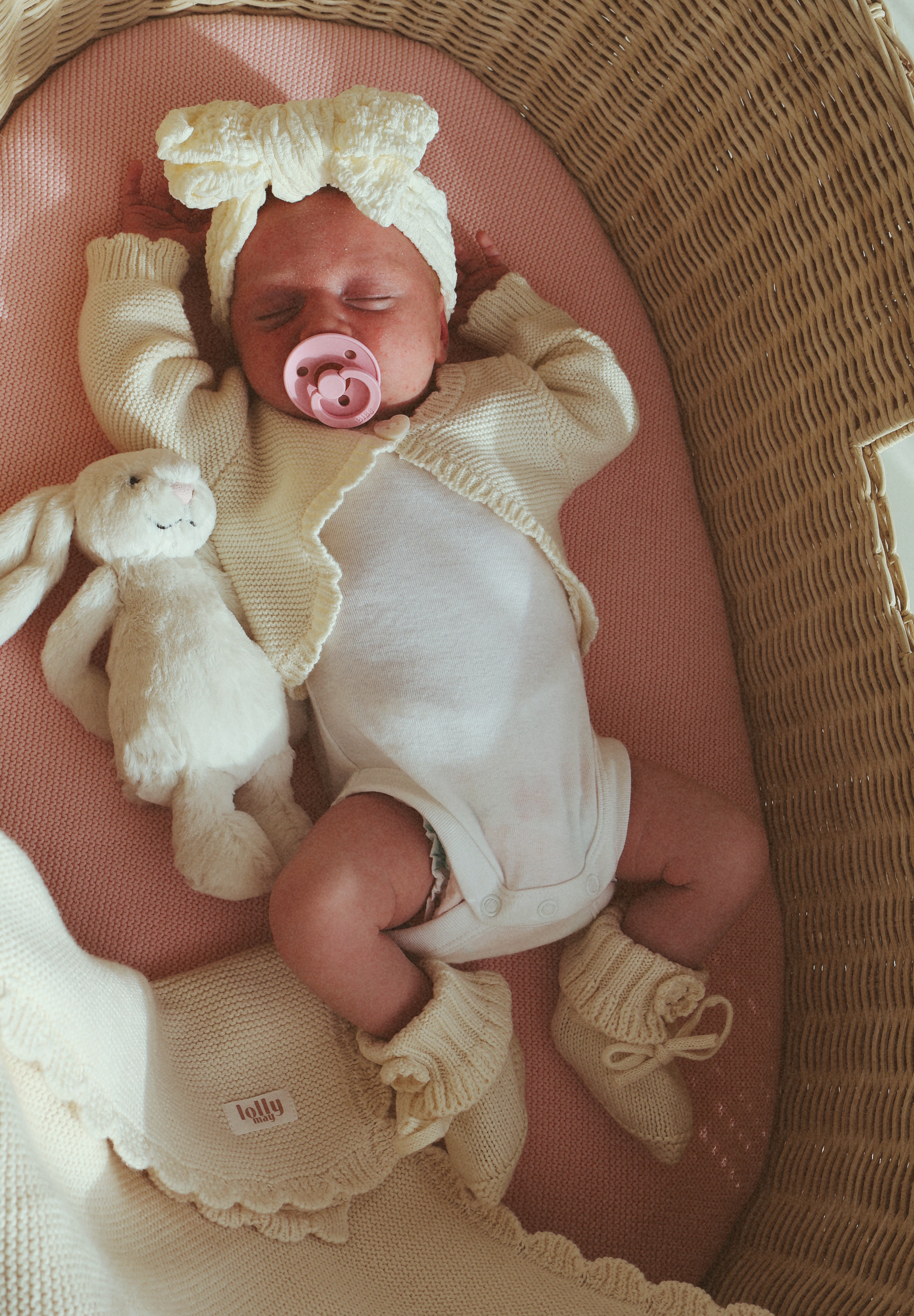 Cream Cardigan Newborn Bundle