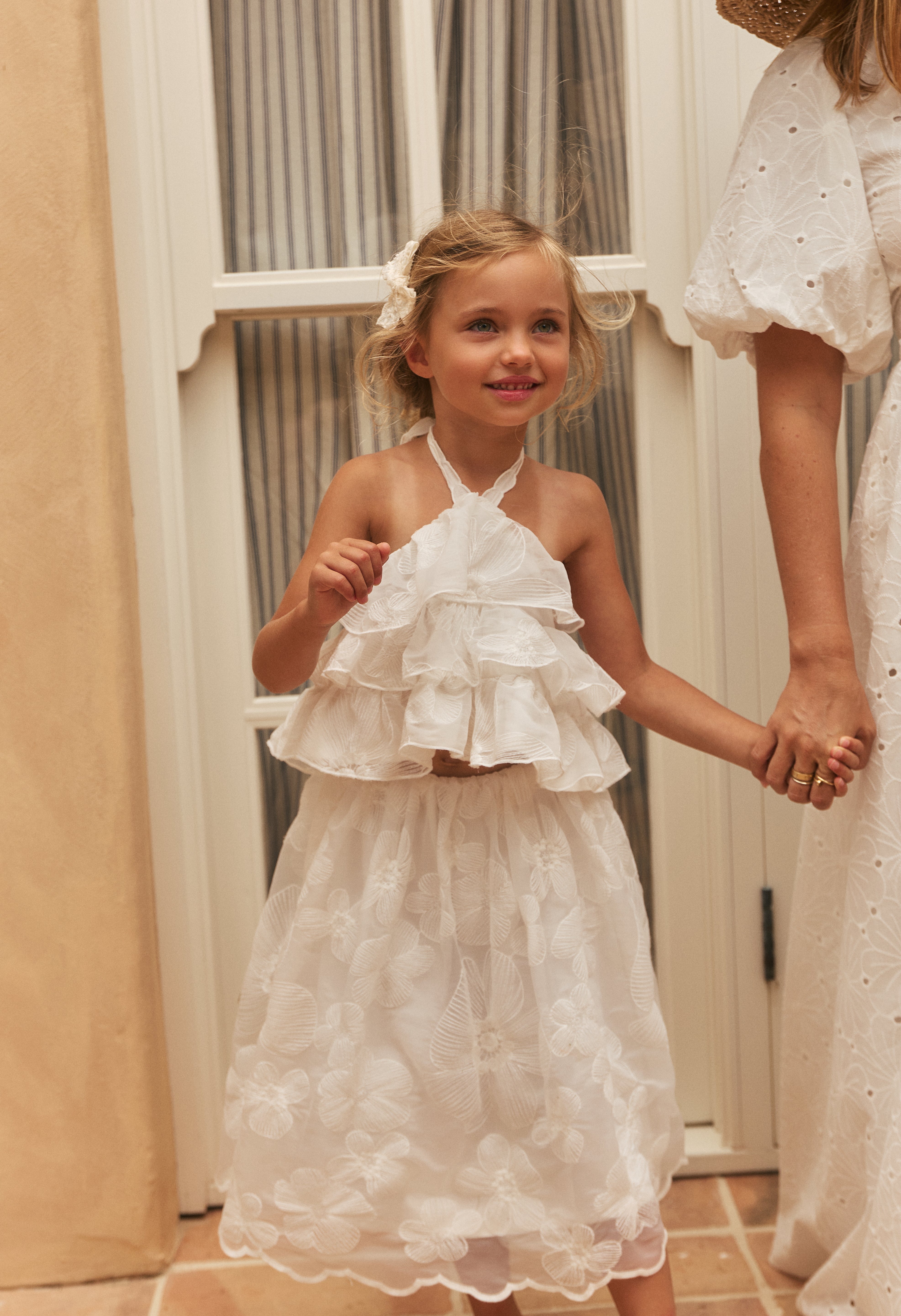 Embroidered Halter Top