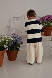 Cream Muslin Pants