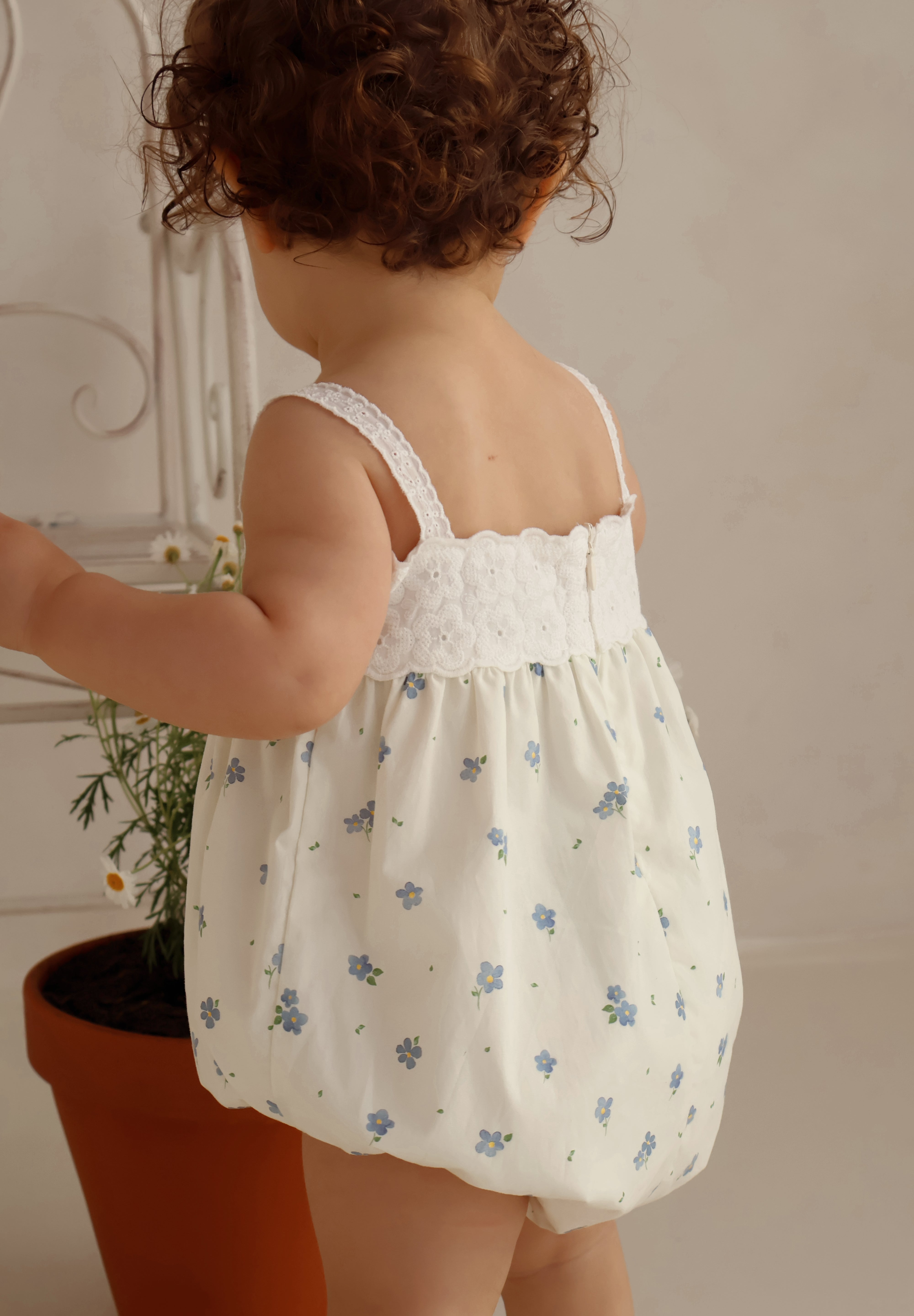 Bluebell Posy Bubble Romper