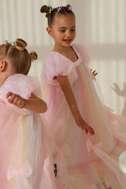 Rainbow Gown Dress