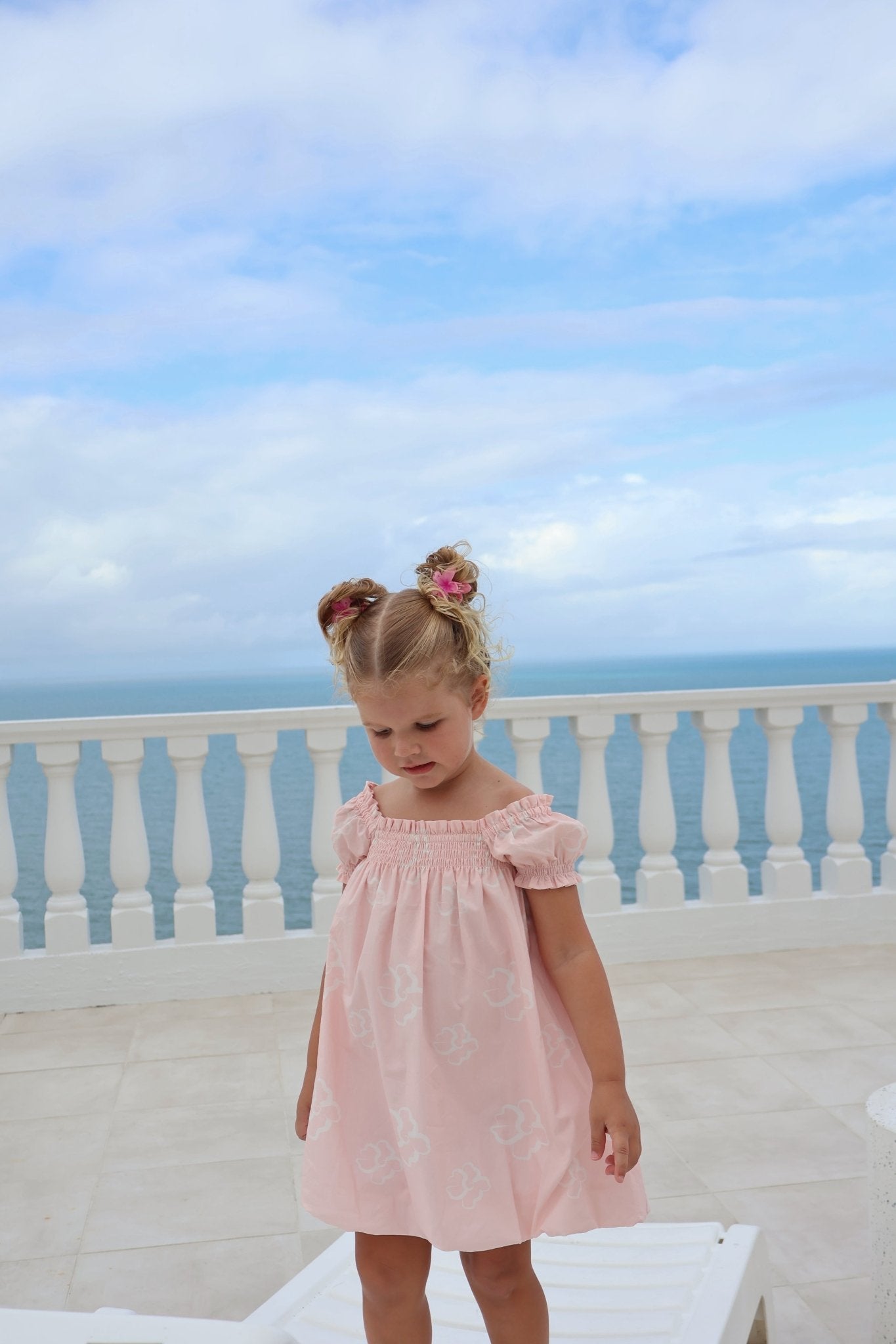 Hibiscus Puff dress