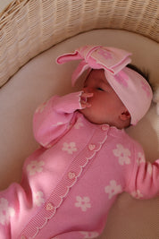Pink Petal Head Bow