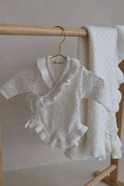 Cloud Wrap Knit Romper