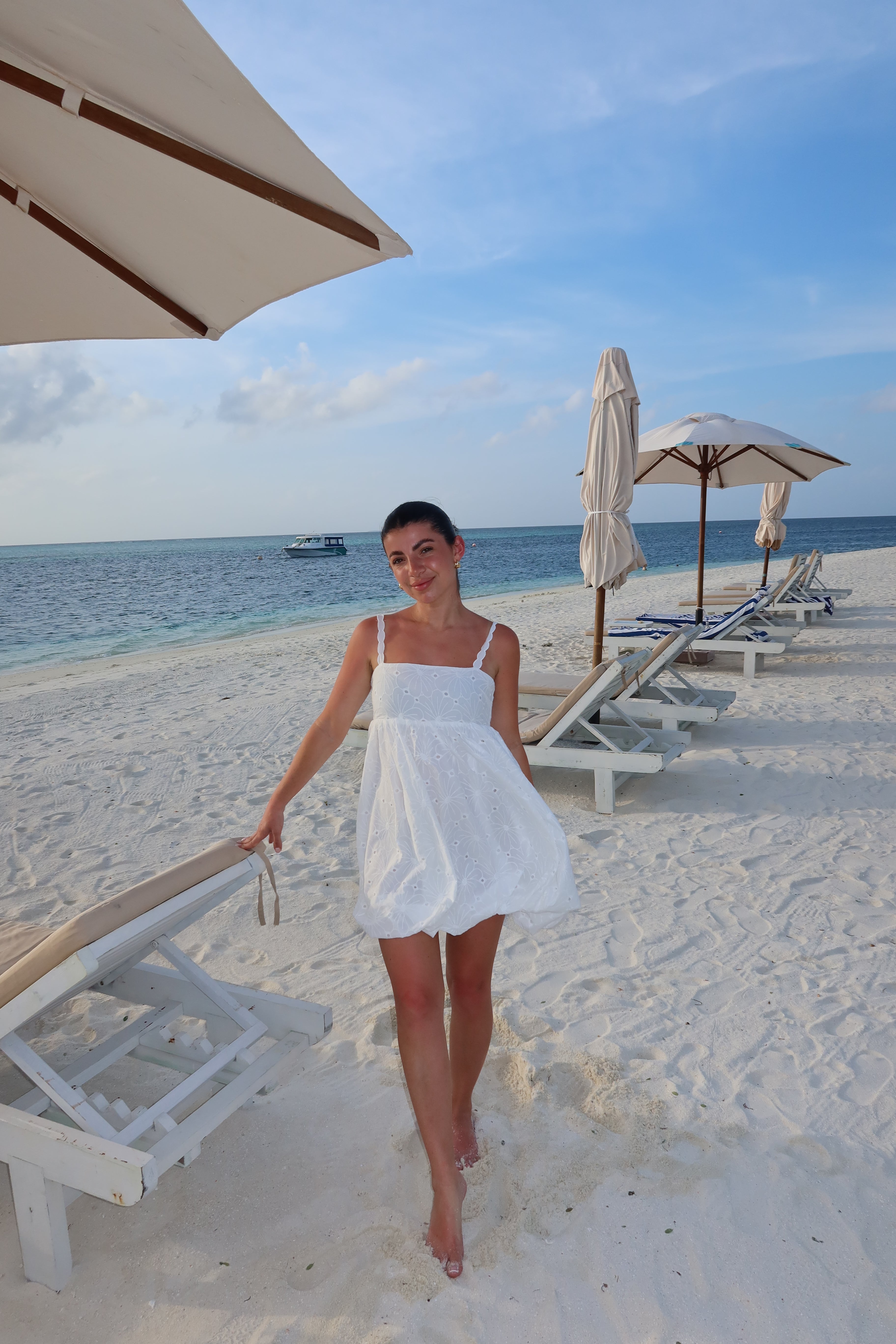 Santorini Mini - White Lace