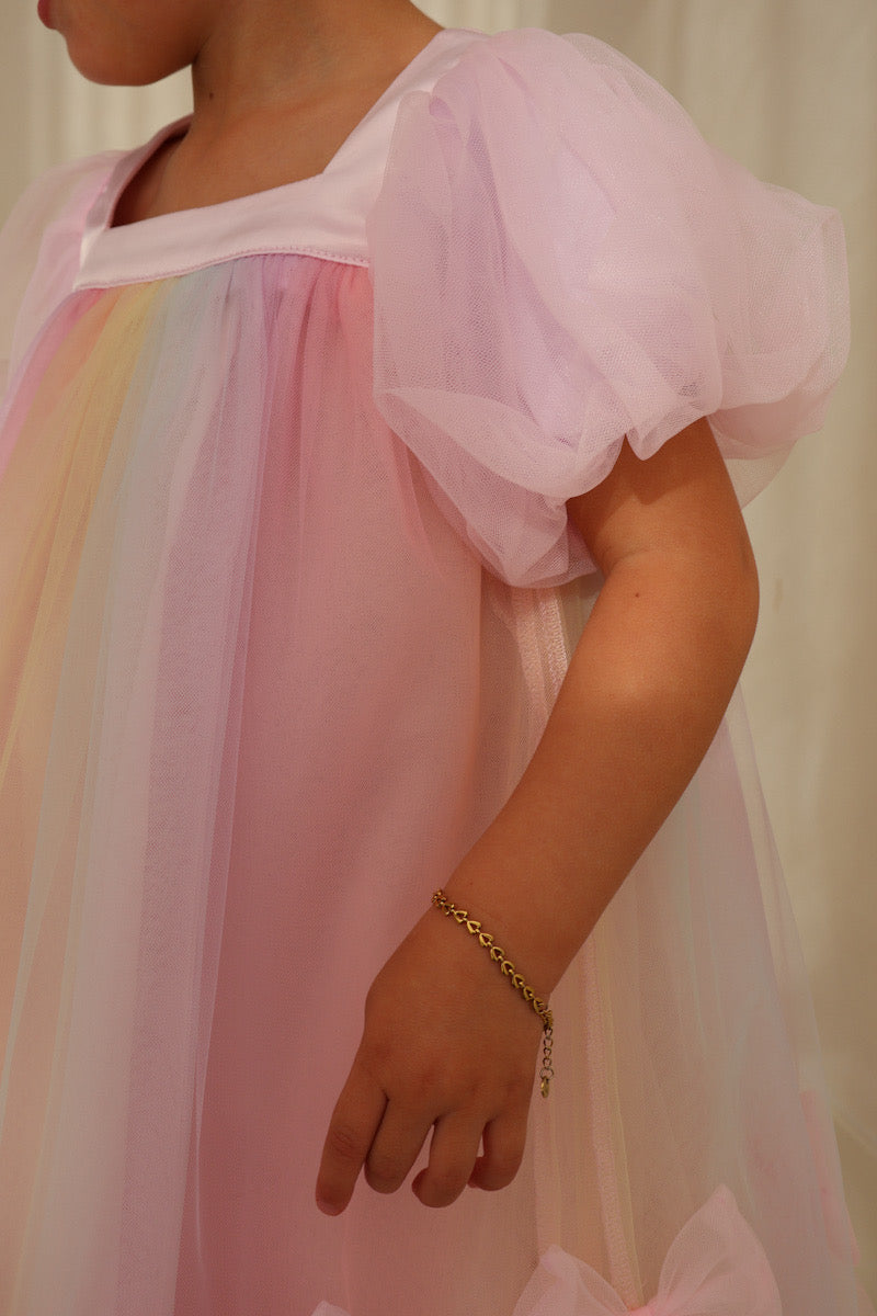 Rainbow Gown Dress