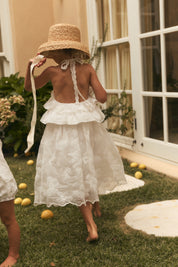 Embroidered Halter Top