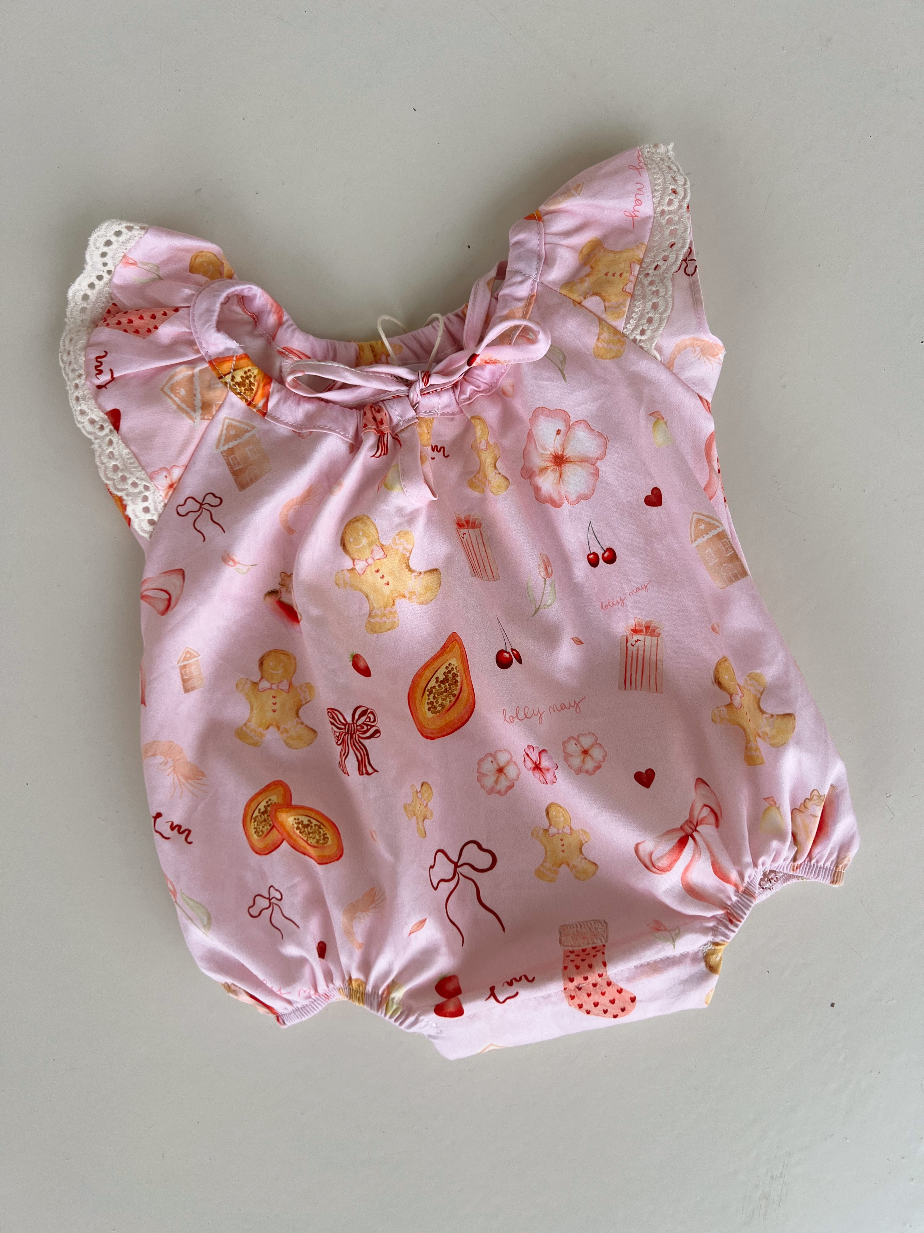 Baby Gingerbread Romper