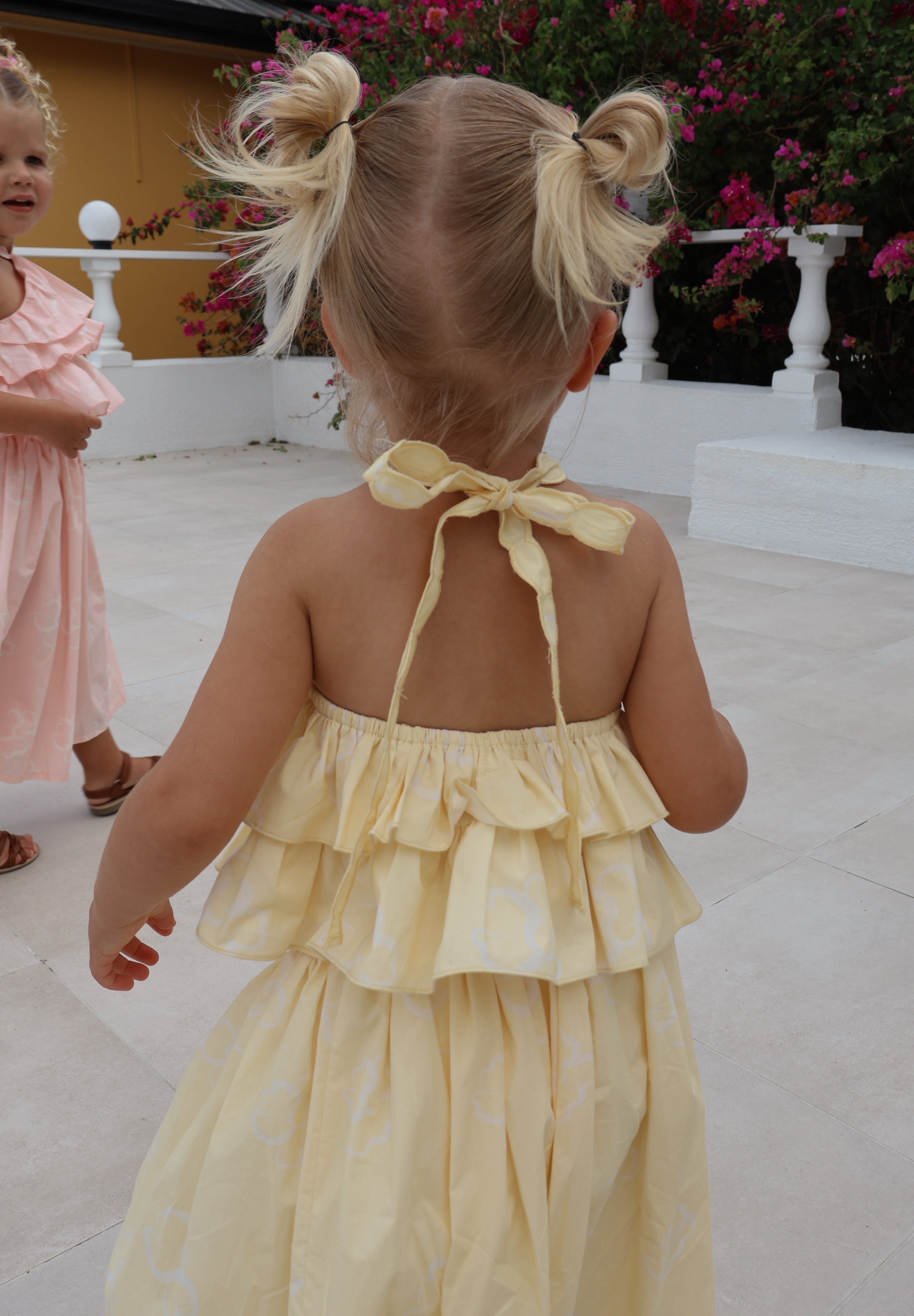 Lemon Hibiscus Halter Top