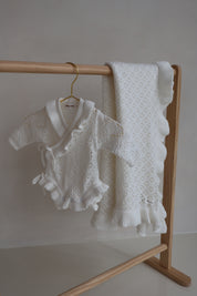 Signature Knit Frill Blanket