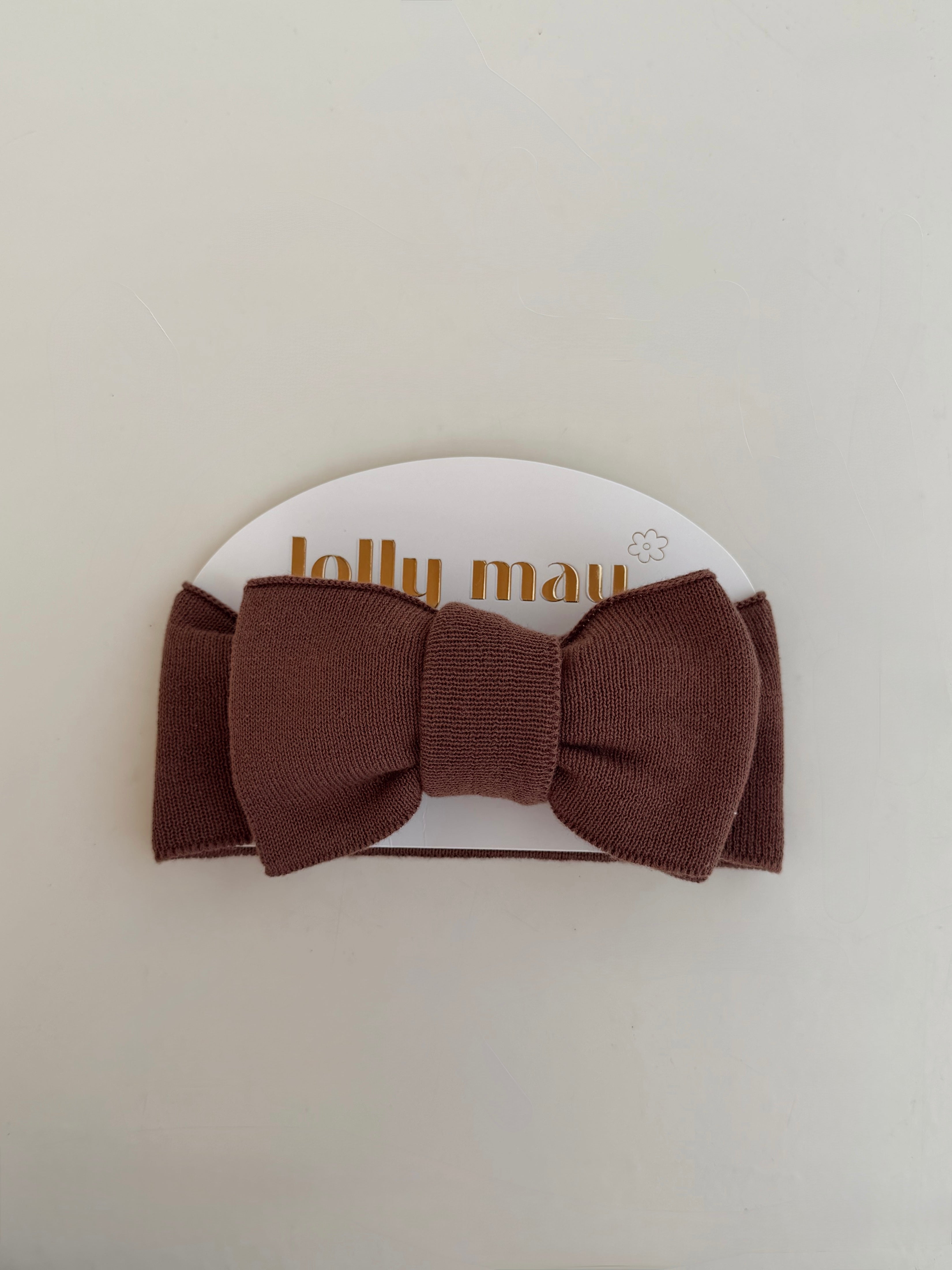 Chocolate Head Bow
